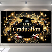 Congratulations Banner for Graduation Decorations