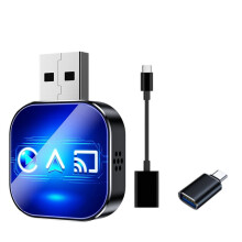 3-in-1 Draadloze Carplay-Adapter Mirror Link Carplay voor Android Auto USB-Dongle Plug Bekabelde Carplay Naar Draadloos B