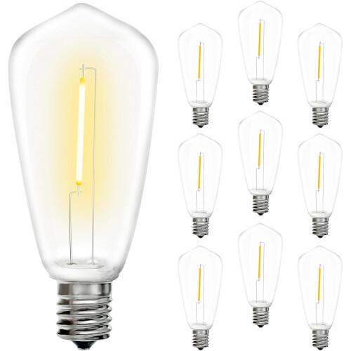 Λαμπτήρες LED σε σειρά JINYUN10, 0.6W ανθεκτικοί στη θραύση με δυνατότητα ρύθμισης 1