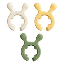 Ensemble de 3 supports en silicone pour poignées de casseroles, repose-cuillères antidérapant et porte-ustensiles pour plaques de cuisson et plans