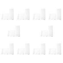 10 Stuks Zwart/Wit Geheugenkaartklepje Afdekking 3-Delig voor   Console Vervanging Wit
