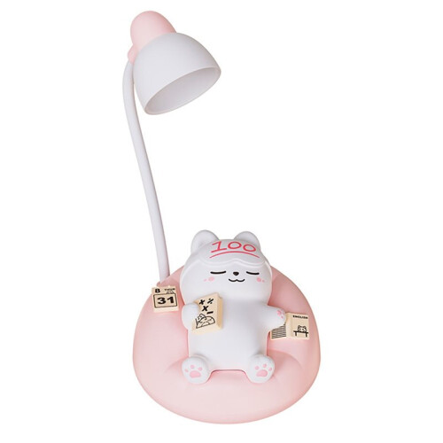 LED Desk Lamp  Cat Dimming Reading Light 3 Lighting Mode USB Rechargeable Bedside Nightlight Portable Night Light B 1