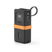 SIKAI CASE Silicone Case for   Power Bank 10000mAh PD 30W Portable Power Bank Drop-Proof Protective Case Black