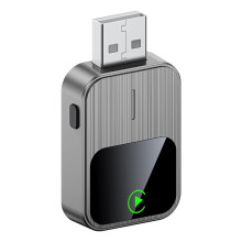 Adaptador Inalámbrico CarPlay con Cable Integrado, Conexión Inalámbrica Rápida y Estable, USB y Botón de Reinicio.