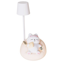Lampada da Scrivania A LED  Cat Dimming Luce da Lettura 3 Modalità di Illuminazione USB Ricaricabile Luce Notturna da Comodino Luce Notturna