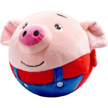 Jucărie interactivă automată pentru câini, tip porc săritor - Scârțâie, înregistrează vocea și folosește muzică, se poate spăla la