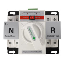 110V 220V 2P 63A Dual Power Automatic Transfer Switches Toggle Controller Change-over Self Cast Conversion