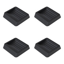 4PCS Wheel Lock Plate Set for Chairs & Furniture Not Vibrations Cushions Furniture Casters Chair Caster Grip Pad Set