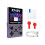 Console de Jogos Portátil Retrô XF40V com Tela IPS de 4 Polegadas, Wi-Fi, Sistema para Linux, Bolso, 128 GB, Estilo Arcade, Roxo. 1