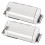 2-Pack Adjustable Air Vent Deflector, Transparent, 9"-15", for Ceiling, Floor & Sidewall Vents 1