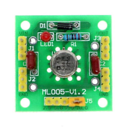 AD584 High-Precision Voltage Reference Module 4-Channel 2.5V / 5V / 7.5V / 10V