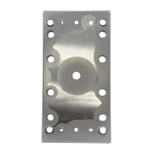 178 X 93 mm 12-Loch-Vierkant-Schleifteller mit Klettverschluss für RS300 EQ-/LRS 93 Schleif- und Poliermaschinen