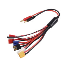 RC-Opladeradapterconnector 8-in-1-Oplader 4 mm Banaanstekker XT60 RC-Autodrone B6-Batterijkabel