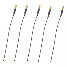 LoRa-Antenne Semi-Ingebouwde Veerantenne 433-510 MHZ 3 DBi Puur Koper RG1.13 voor LoRa LORA32U4II LoRaWAN 5 Stuks