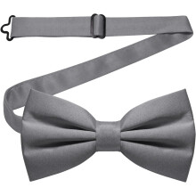 Men's Solid Color Pre-tied Bow Tie 2 Pack