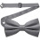 Men's Solid Color Pre-tied Bow Tie 2 Pack 1