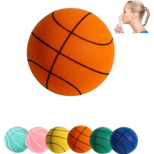 Tichý basketbalový míč na driblování do haly Velikost 6 (28,5") Velikost 5 (27,5") Velikost 3 (26,5") Basketbalový míč Hush Handle, Silent