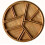 Wooden Serving Tray with 8 Removable Compartments 1