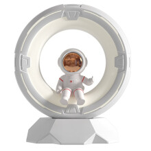 Lámpara de Mesa LED Recargable con Control Táctil y Luz LED Regulable para Dormitorio Infantil. Lámpara de Mesa con Diseño de Astronauta. A