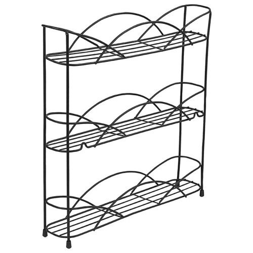 3-Layer Spice Storage Box, Expandable Spice Storage Box, Stackable Spice Rack, Wall-Mounted Iron Countertop Spice Rack