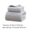 Fleece Towel Set Soft Absorbent 2-Piece Bath Face Towels 6