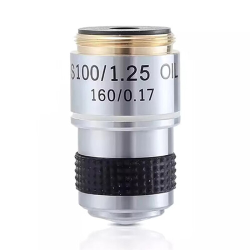 185 100X Biological Microscope Achromatic Objective Lens Microscope Lens Adapters Compact Objective Lens