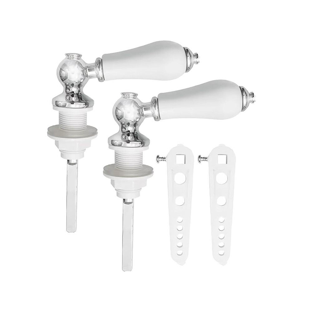 Ceramic Toilet Flush Handle,Universal Toilet Handle Replacement,Cistern Lever,For Bathroom Cistern Tank Lever 4713607188502
