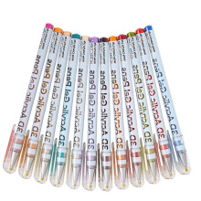 Scented Lava Gel Pen Set, 3D Acrylic Gel Pens, Colored Gel Pens Infused , for Doodle, Drawing, DIY Projects, Crafts Art