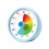 Kids Timer Visual Silent Learning Tool Digital Countdown Clock for School Classrooms Kitchens Bedroom Libraries Desk 1