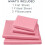 Ensemble de draps en satin rose 4 pièces 4