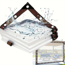 Lona Impermeable para Exteriores, Resistente Al Viento y A la Lluvia, para Patio, 2 X 4 Metros.