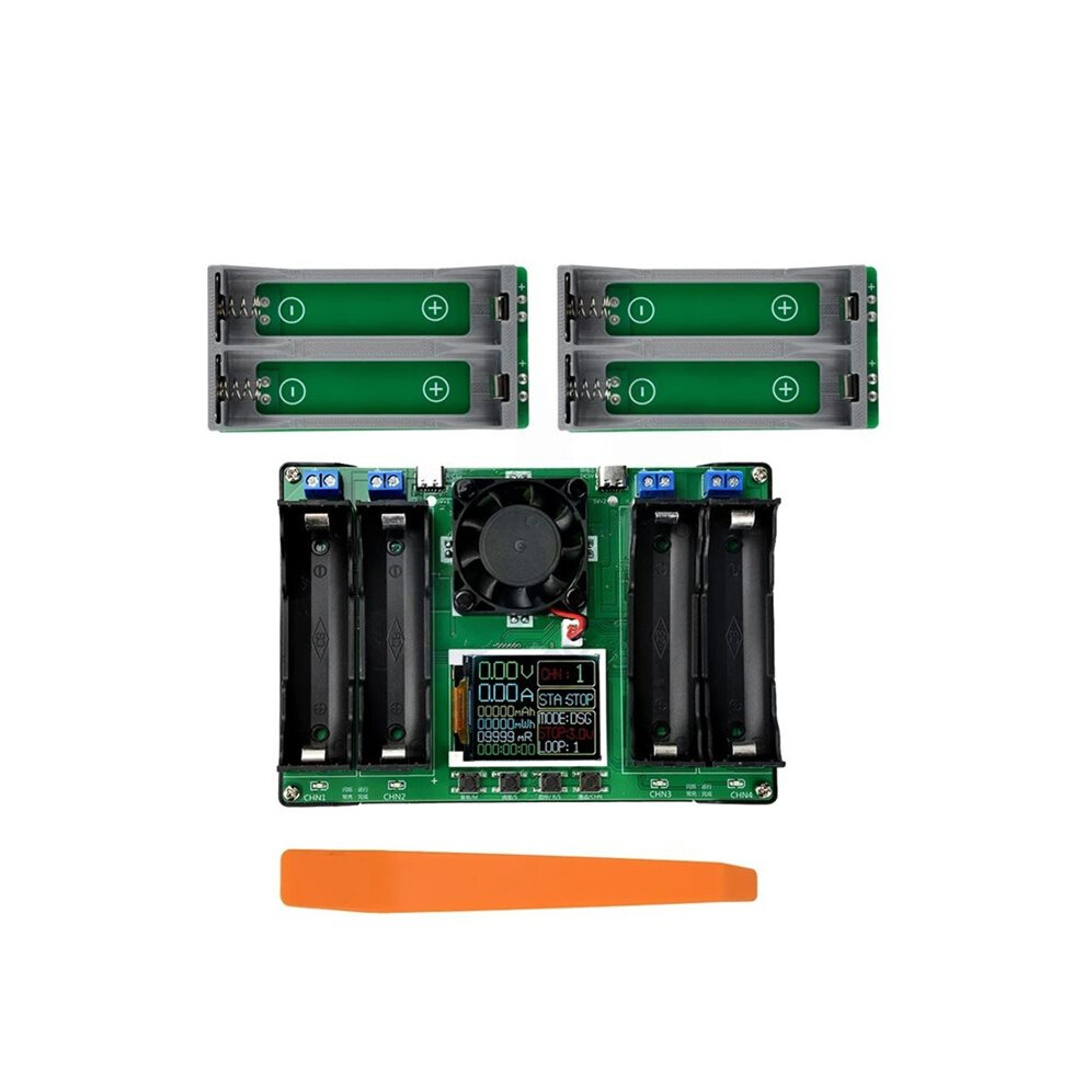 4Ch Battery Capacity Tester Lcd Display Mah Lithium Digital Battery Detection Module For Battery Testing 18650/21700 6031329097529