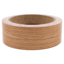 2Rollen Khaki PVC Houtnerf Afwerkrand Tape Sterk Kleefbaar Voor Thuis