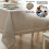 Wedgewood Blue Polyester Rectangle Tablecloth 60 x 102 in 4