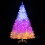 6-Ft Pre-Lit Hinged Artificial Christmas Tree with 11 Modes - White 4