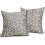 Conjunto de 2 capas de almofada vintage com estampa floral, 45x45cm (18x18 polegadas). 2