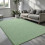 Light Green Memory-Foam Area Rug 4x6 ft 2