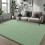 Light Green Memory-Foam Area Rug 4x6 ft 3
