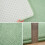 Light Green Memory-Foam Area Rug 4x6 ft 4