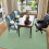 Light Green Memory-Foam Area Rug 4x6 ft 5