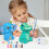 Dumbo Dinosaur Hvitt Malbart Figursett 5