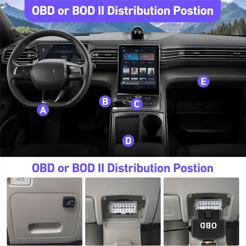 OBD2 Power Cable for Dash Camera Type-C Hardwire Charger 1