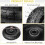 Flat-Free Tire and Wheel 4.00-6 with 13 Inch Solid Tire 2