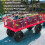 Flat-Free Tire and Wheel 4.00-6 with 13 Inch Solid Tire 6