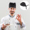 Toque de chef noire, taille unique 5