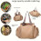 Sac de voyage multifonctionnel indispensable, plusieurs compartiments de rangement - léger 5