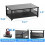 Monitor Stand with Drawer Black 1pc 4
