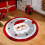 Snowflake Christmas Rug Red Polyester 15.7 x 15.7 in 4