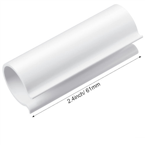 32-pack PVC-snäppklämmor för 12,7 mm växthusrör 2