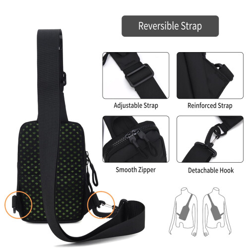 Μικρή τσάντα ώμου crossbody για άνδρες και γυναίκες, μίνι τσάντα ώμου, τσάντα 2